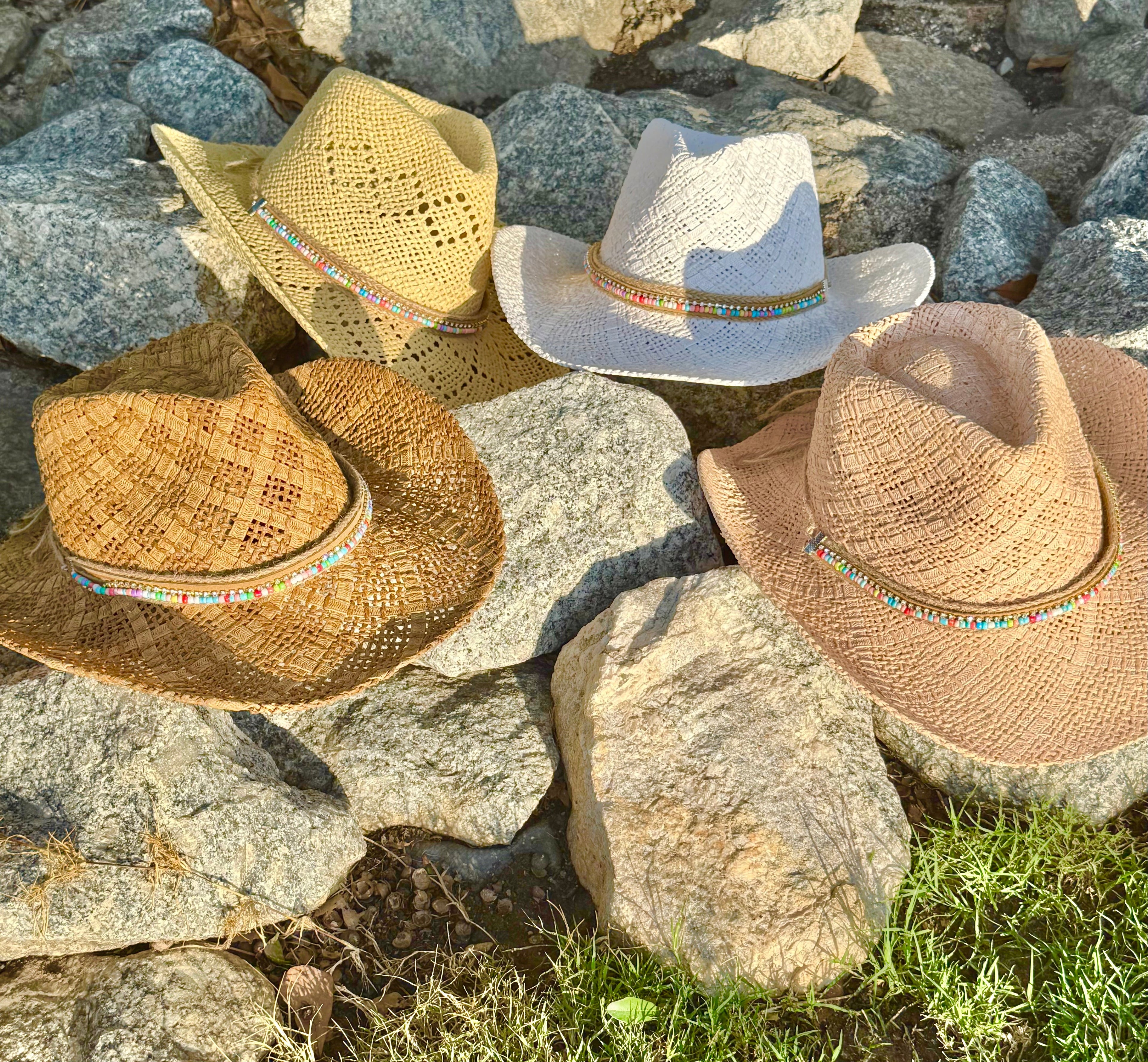 Relaxed Straw Cowboy Hat-1