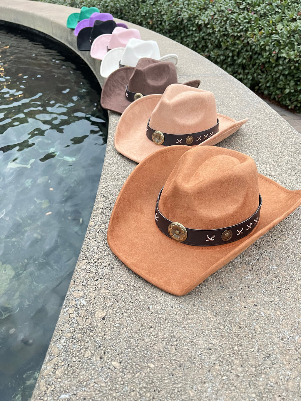 Western Suede Cowboy Hat-2