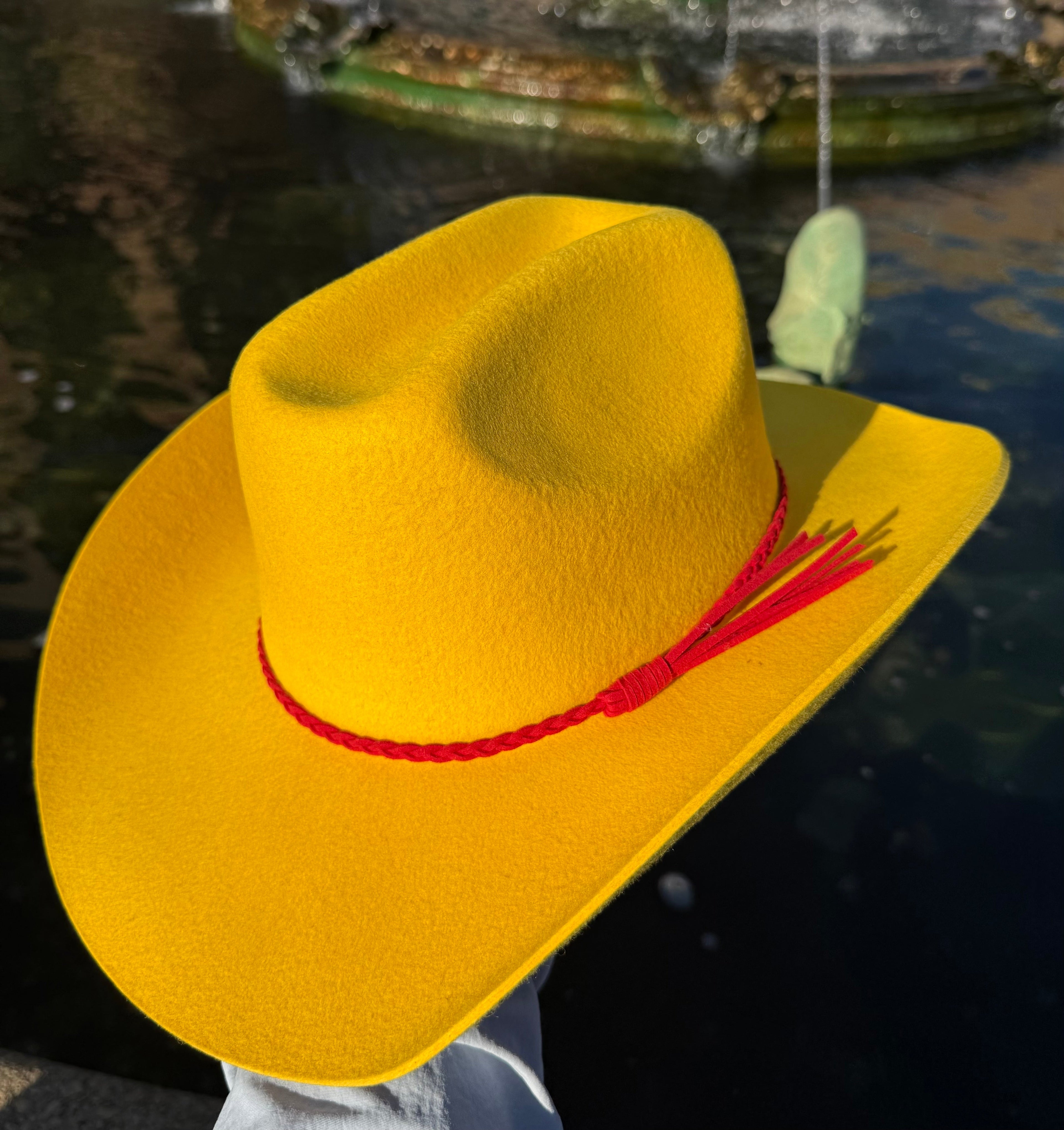 100% Wool Cowboy Hat Solid, Solid Cowboy Hat for Burning-9