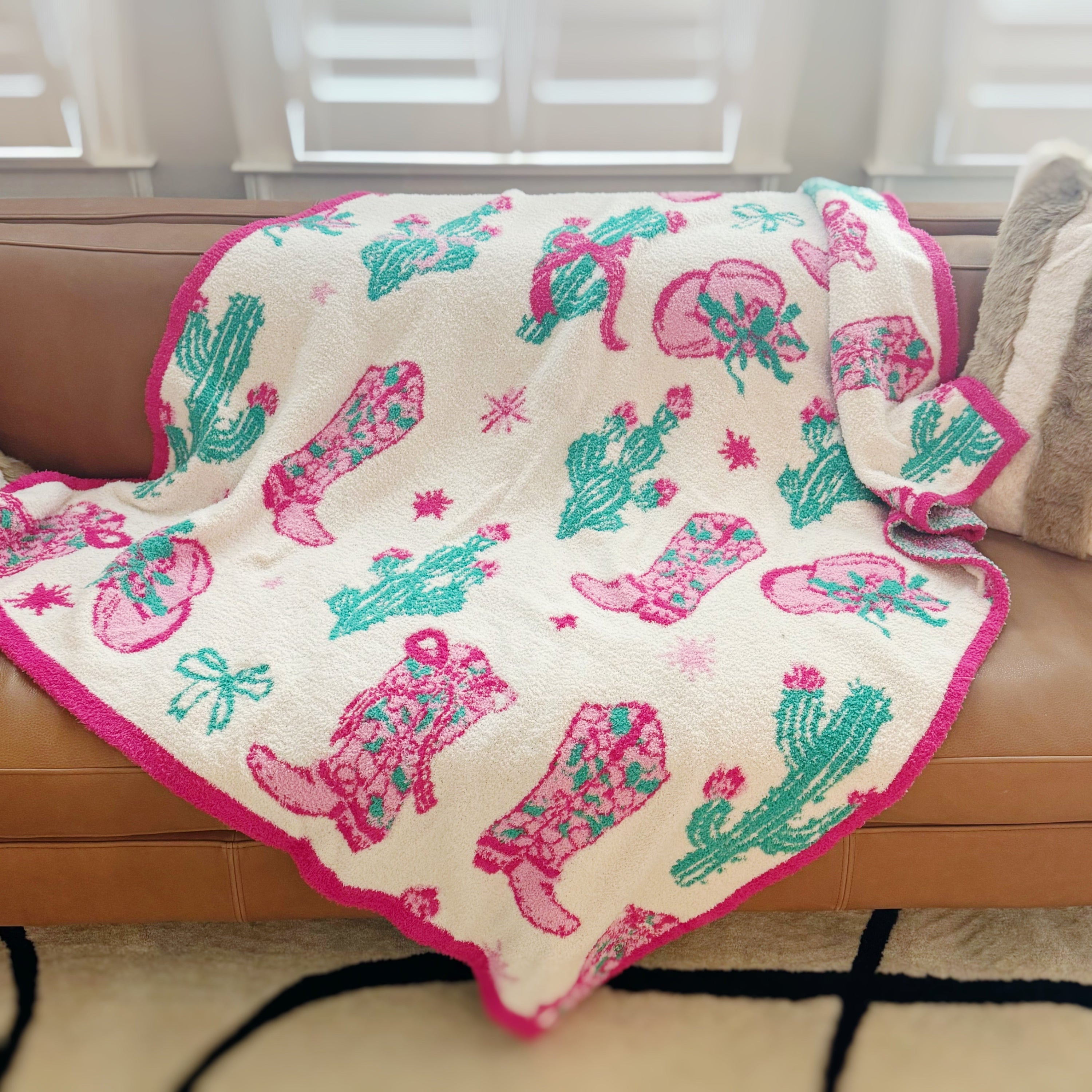 Western Whimsy Coziest Blanket