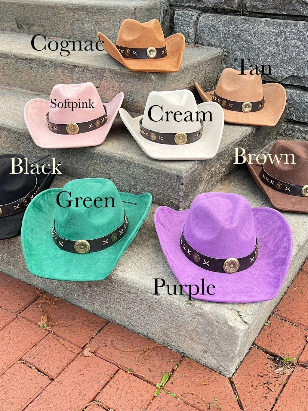 Western Suede Cowboy Hat-0